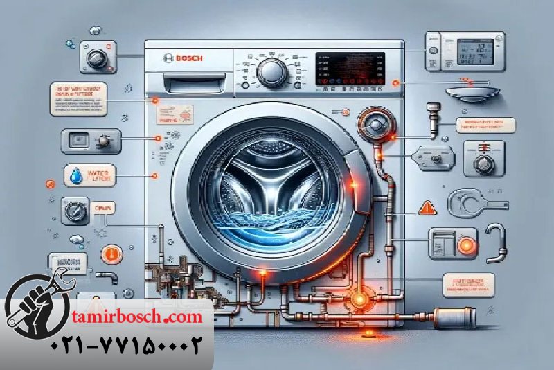 قطعات داخلی لباسشویی BOSCH